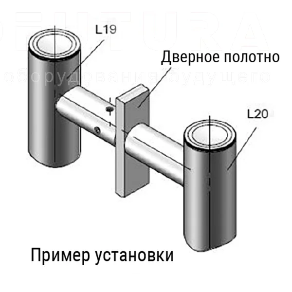 Трубчатые ручки EF04.L20 — схема №2