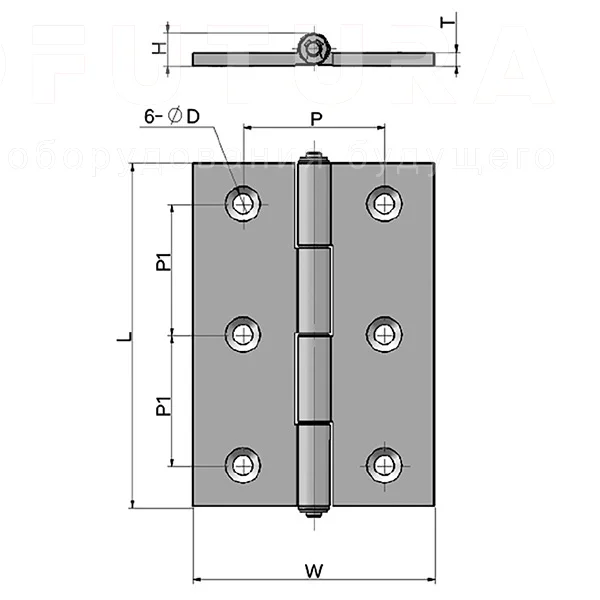 Демпфирующие петли EF12.K106 — схема №1