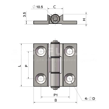 Демпфирующие петли EF12.K107 — схема №1