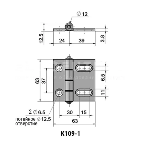 Демпфирующие петли EF12.K109 — схема №1