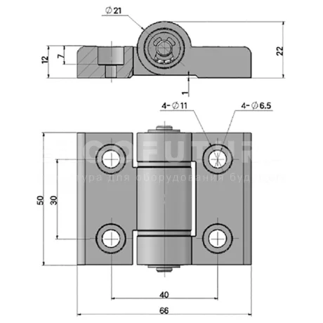 Демпфирующие петли EF12.K110 — схема №1