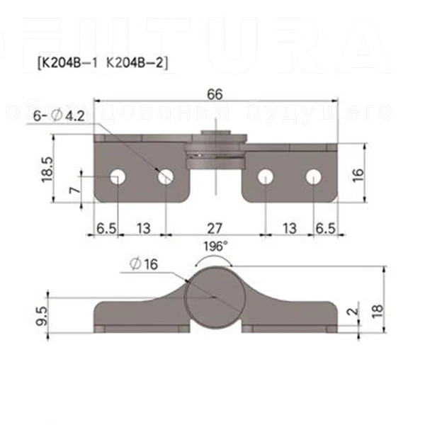 Демпфирующие петли EF12.K204 — схема №2