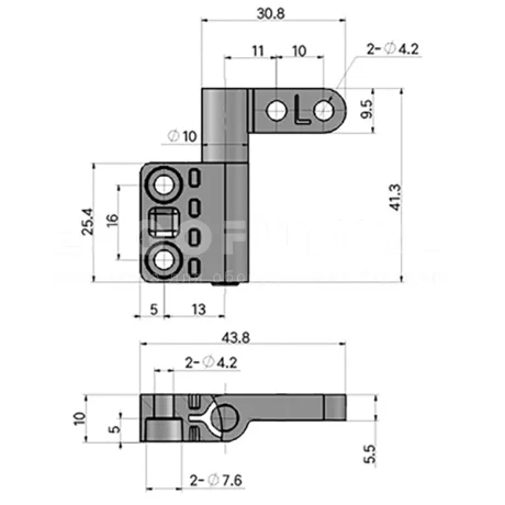 Петли EF12.K240 — схема №1