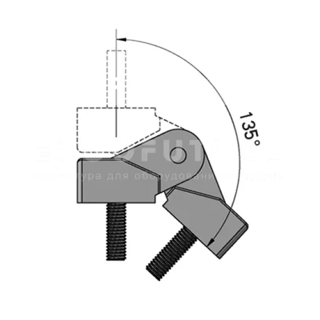 Петли EF12.K80 — схема №1