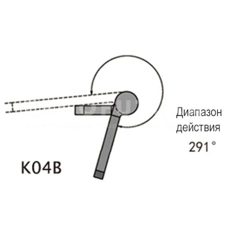 Петли для больших нагрузок K04B — схема №2