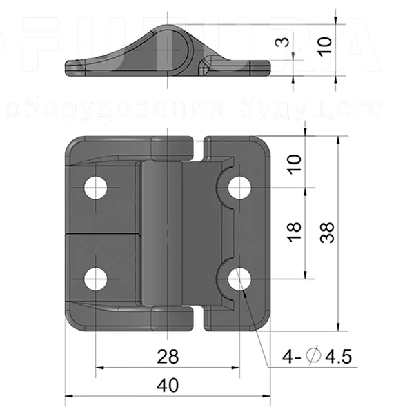 Петли с моментом силы EF12.K216 — схема №1