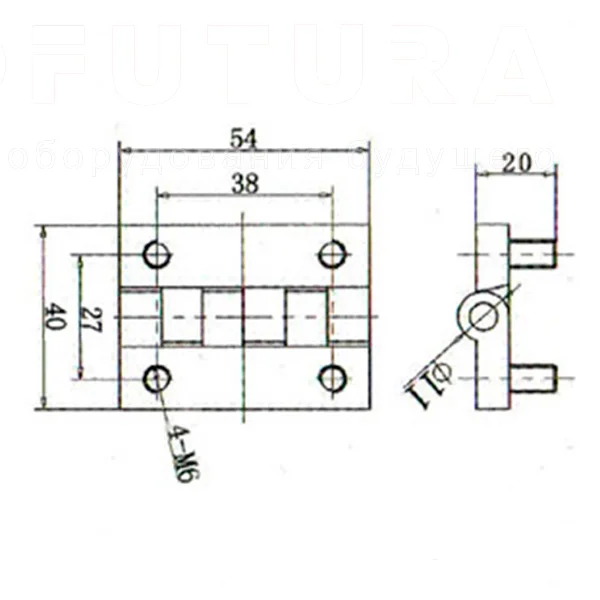 Петля EF12.41151 — схема №1