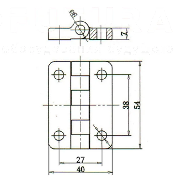 Петля EF12.41159 — схема №1