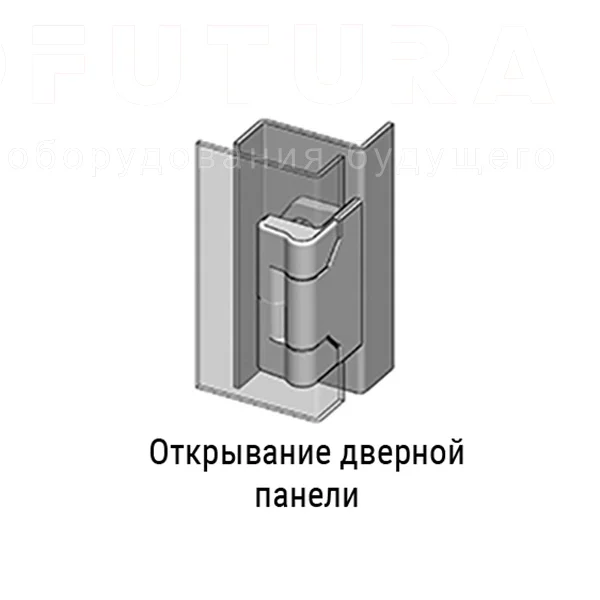 Петля из цинкового сплава EF12.K143 — схема №2