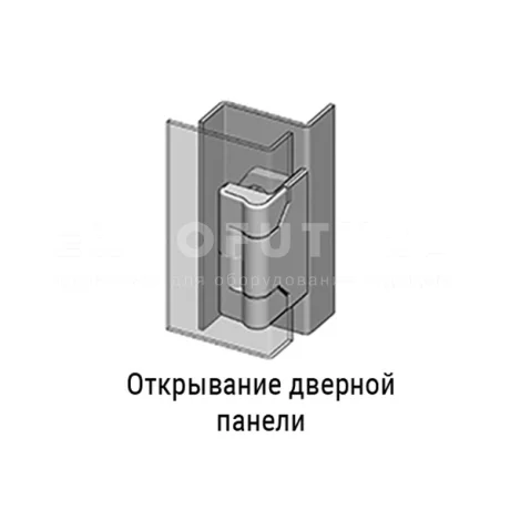 Петля из цинкового сплава EF12.K143 — схема №2
