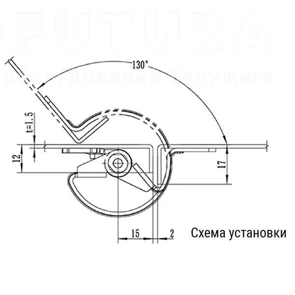 Скрытые петли К228В — схема №2