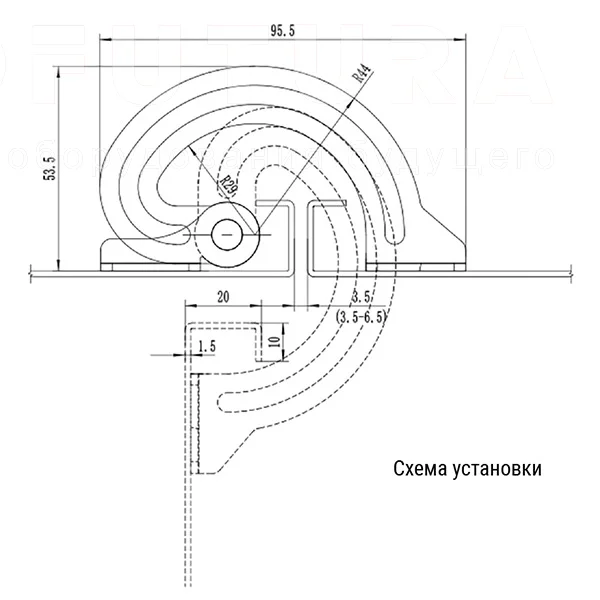 Скрытые петли К234В — схема №2