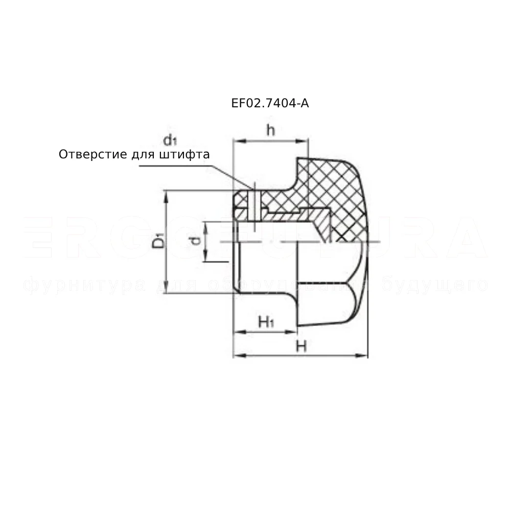 Лепестковые ручки EF02.7404 — схема №1