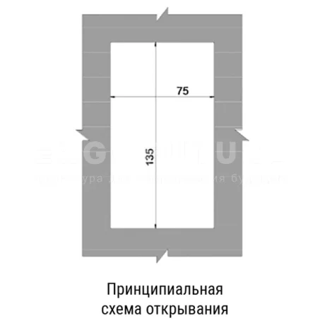 Складные ручки с углублённым лотком EF04.M70 — схема №2