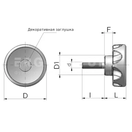 Ручки EF02.T79 — схема №1