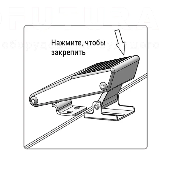 Зажимной замок EF14.A55 — схема №2