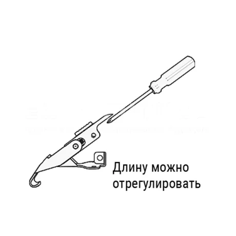 Зажимной замок с предохранителем A117В — схема №2