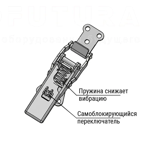 Замки натяжные EF14.A60B — схема №4