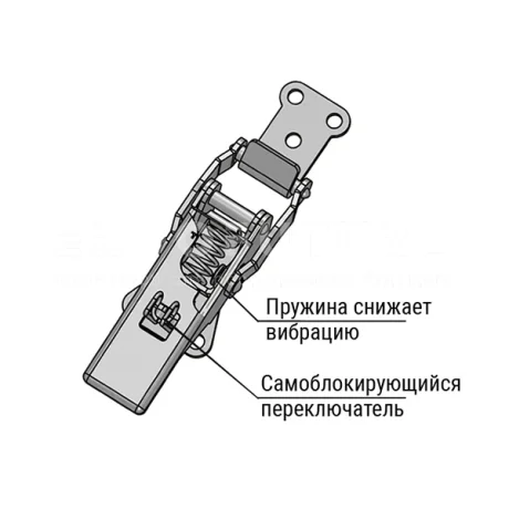 Замки натяжные EF14.A60B — схема №4