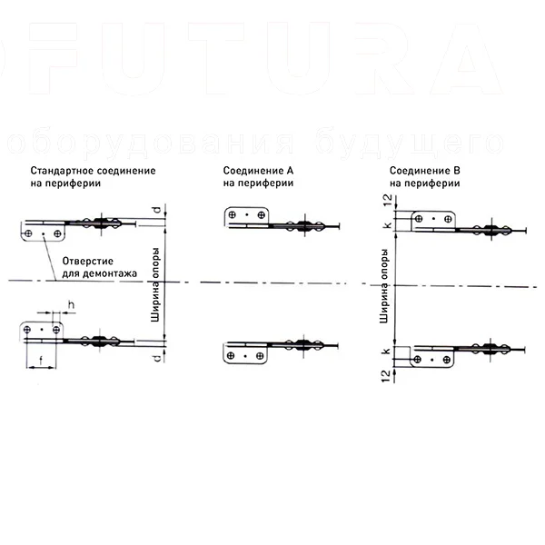 Стальные тяговые цепи HL.32020 — схема №2
