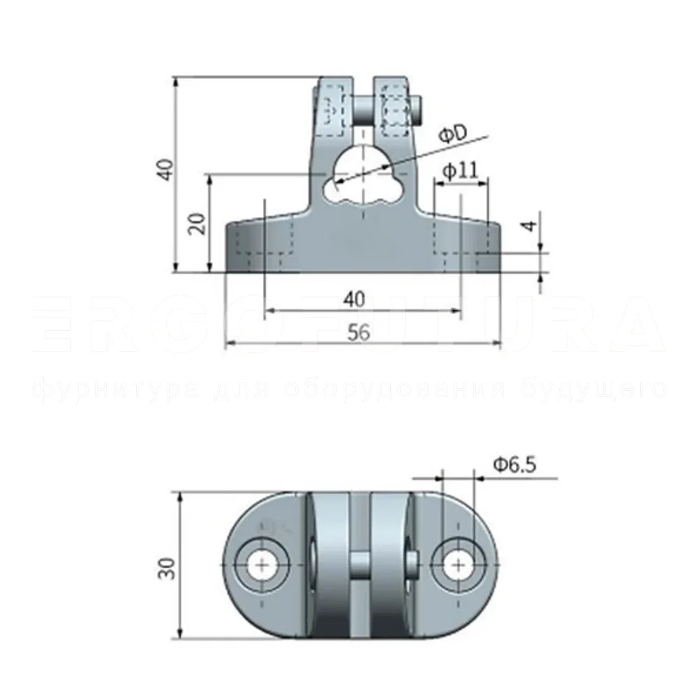 Цепь из инженерного пластика HL.310235 — схема №2