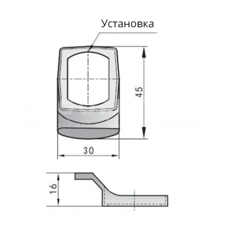 Замок SK1-010 — схема №2