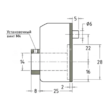 Индикаторы с прямым приводом EF07.2104 — схема №2