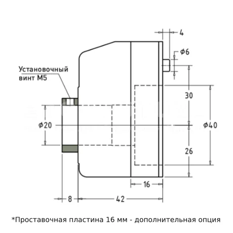Индикаторы с прямым приводом EF07.2109 — схема №3