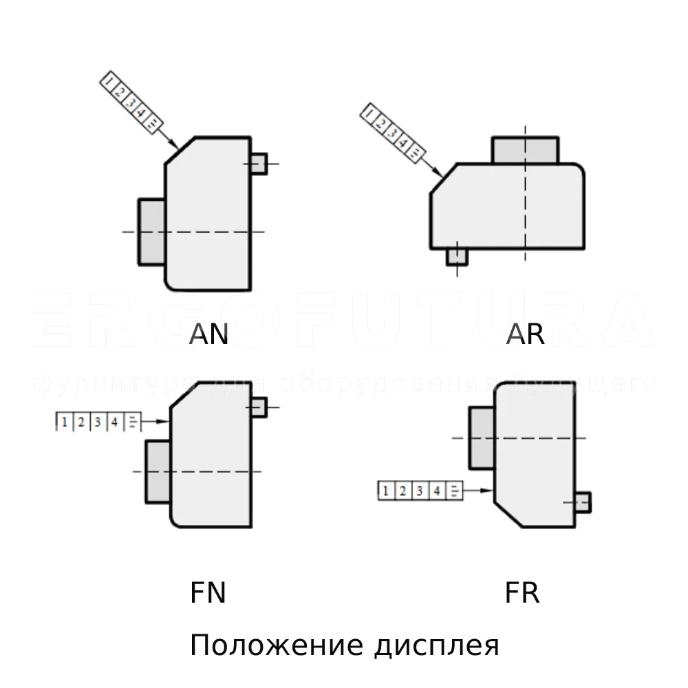 Индикаторы с прямым приводом EF07.SK04 — схема №4
