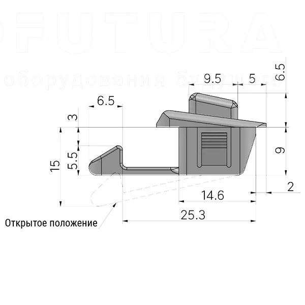 Шариковые защелки M46 — схема №3