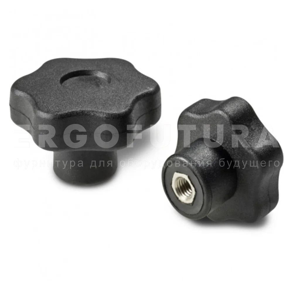 Лепестковые поворотные ручки EF02.F175-SST — фото №1