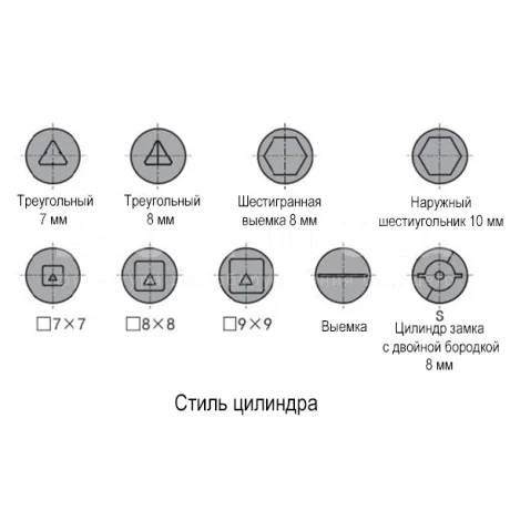 Замок SK1-0817 — схема №3