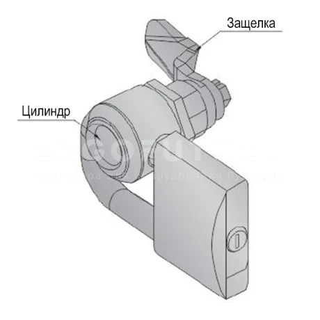 Замок SK1-092-3B — схема №2