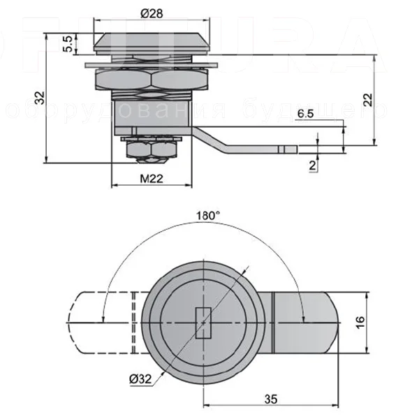 Замок SK1-101B — схема №1