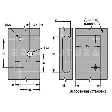 Скрытые замки ES06 — схема №2