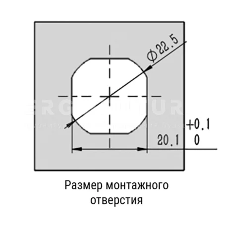 Замки c ключом  EF13.EC14 — схема №1