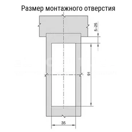 Замки для шкафов EF13.EF09 — схема №1
