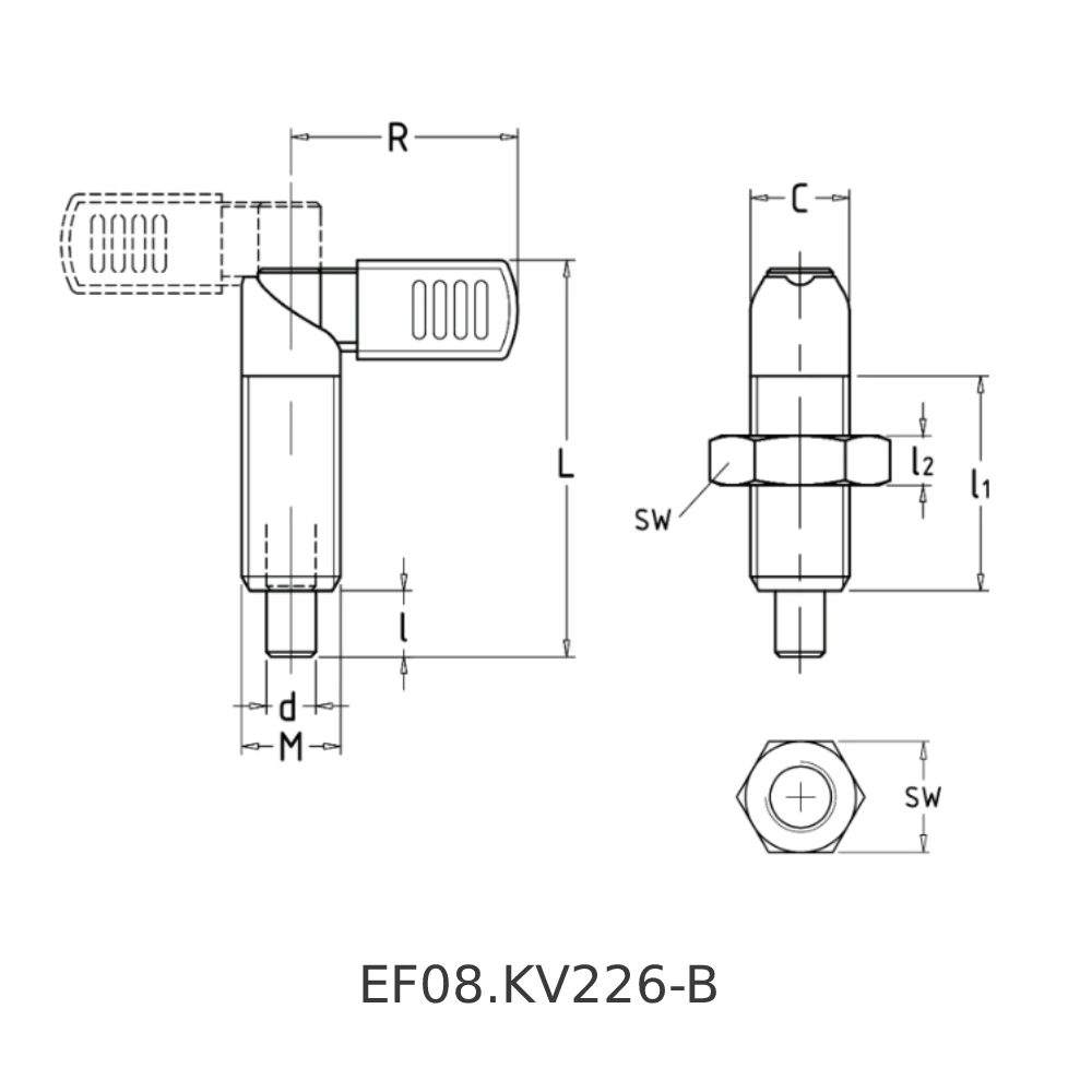 Рычажные фиксаторы EF08.KV226 — схема №2