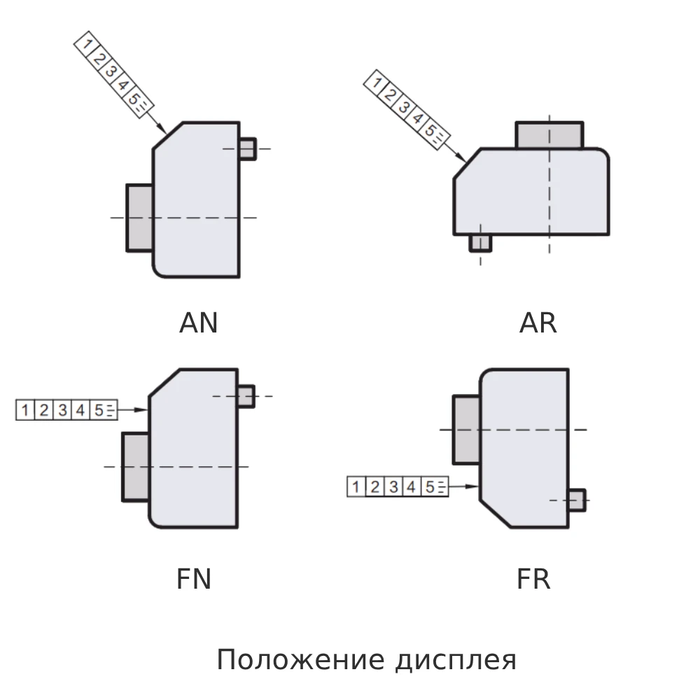 Индикаторы с прямым приводом EF07.SK09 — схема №2