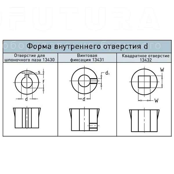 Маховики со спицами EF01.13430-13432 — схема №2