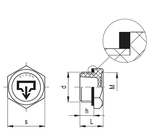 Маслосливные пробки TSD. — схема №1
