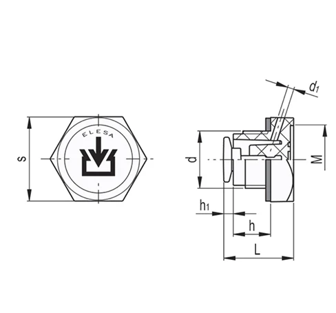 Масляные пробки TCDF+P — схема №1