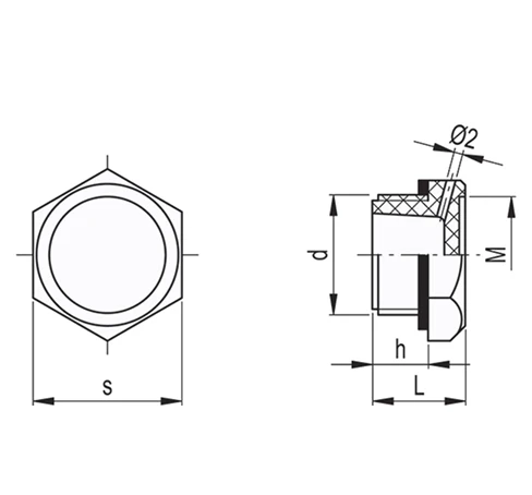 Масляные пробки TNF — схема №1