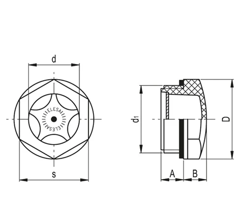 Смотровые стёкла для наблюдения за уровнем масла HFTX. — схема №1