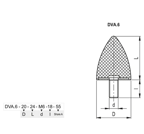 Виброгасители DVA.6 — схема №1