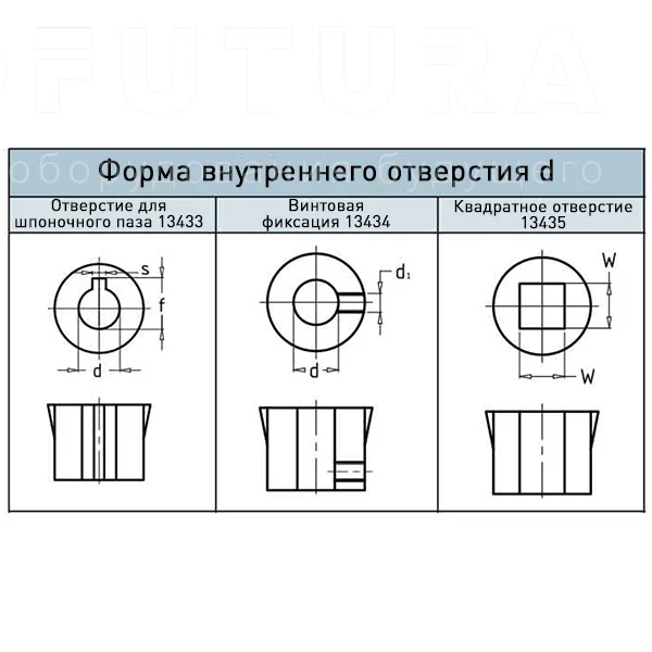 Маховики со спицами и ручкой EF01.13433-13435 — схема №2