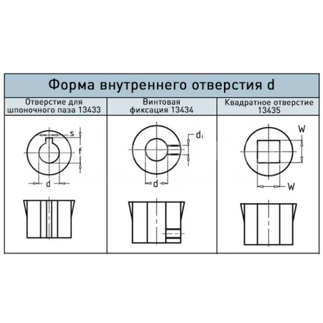 Маховики со спицами и ручкой EF01.13433-13435 — схема №2
