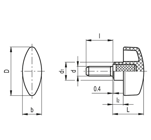 Зажимные барашки CTL.476-p — схема №1
