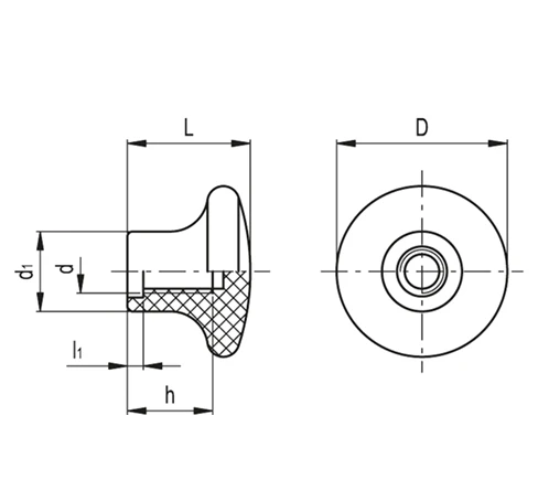 Грибовидные ручки I.150 — схема №1