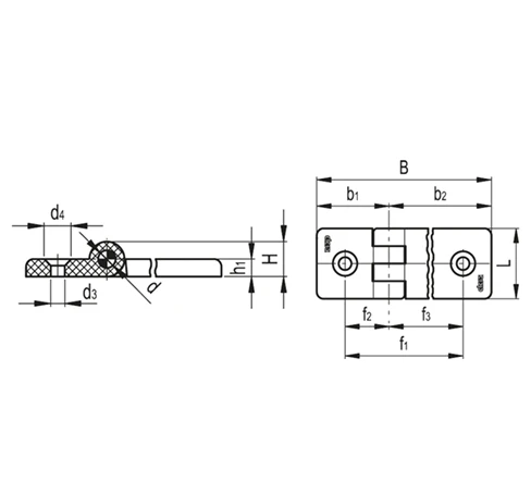 Петли для профилей CFG. — схема №5